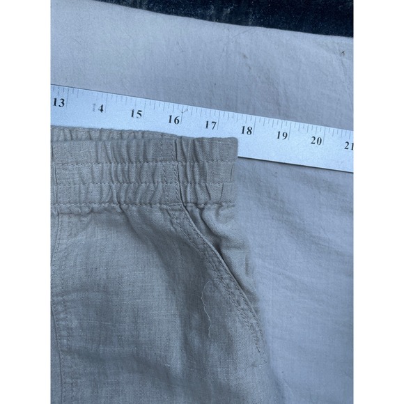 Chicos Women's Size 2.5 14 Linen Pants Wide Leg Casual Beach Boho - Picture 4 of 7